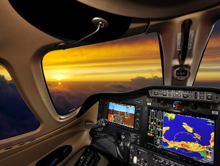 Cockpit Sunset